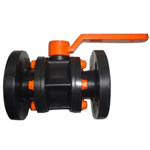 HDPE Ball Valve Flanged