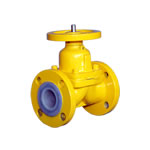 PFA FEP Lined Diaphragm Valve