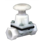 PP - PVDF diaphragm-valve Threaded