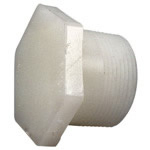 PVDF End Plug Threaded