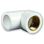 upvc brass elbow