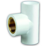 upvc brass tee