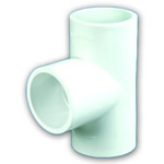 Upvc plain tee